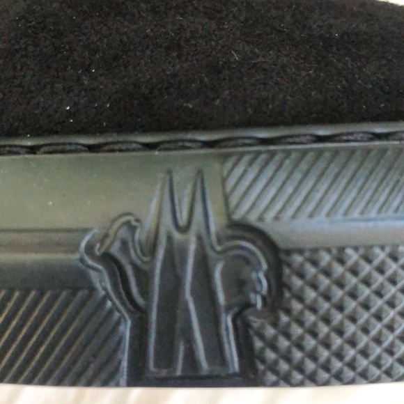Moncler Black Suede Loafers men sz 42 / US sz 9 main image 6
